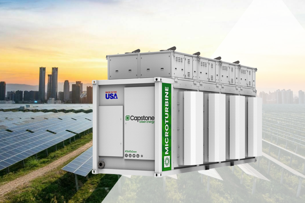 The 800 kW Microturbine Rental System Will Provide Reliable Power Using the Site's Waste Gas as Fuel